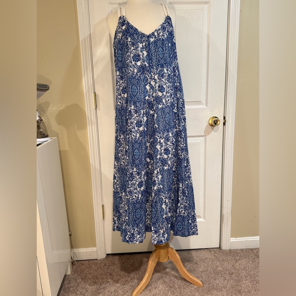 Garnet Hill gauzy maxi dress
